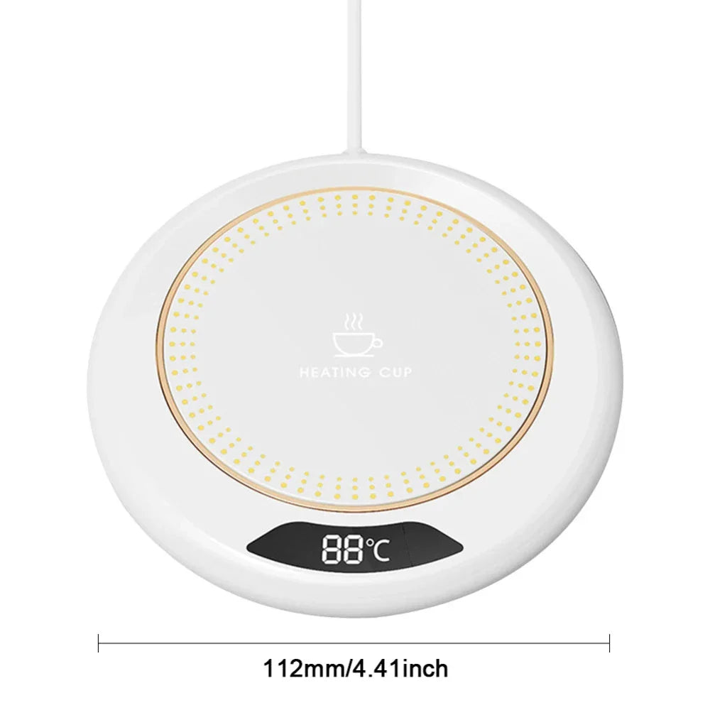 USB Coffee Mug Warmer with Digital Display