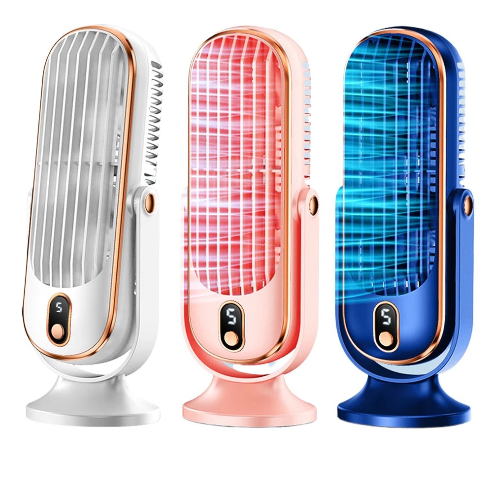 1800mAh Bladeless Tower Table Fan