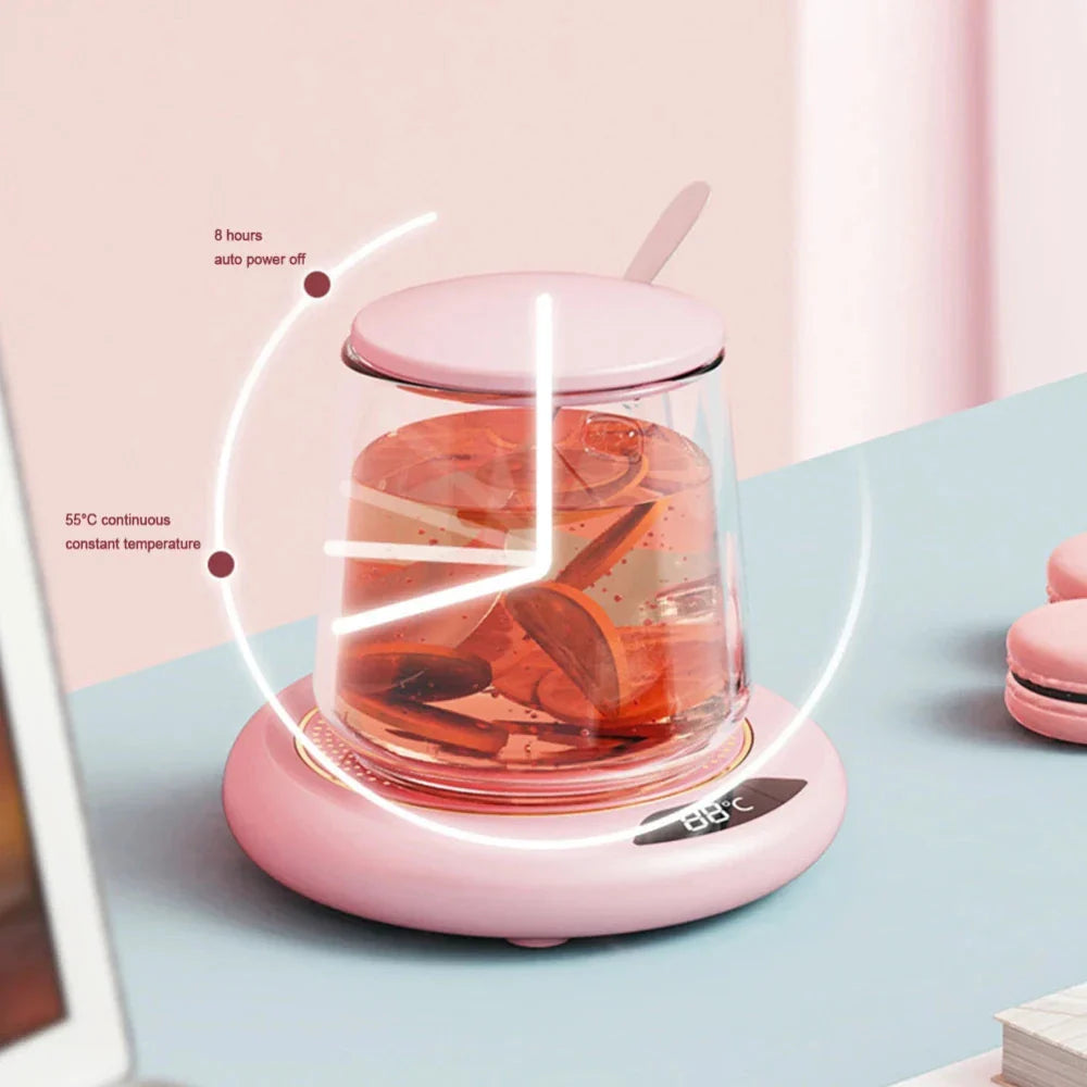USB Coffee Mug Warmer with Digital Display