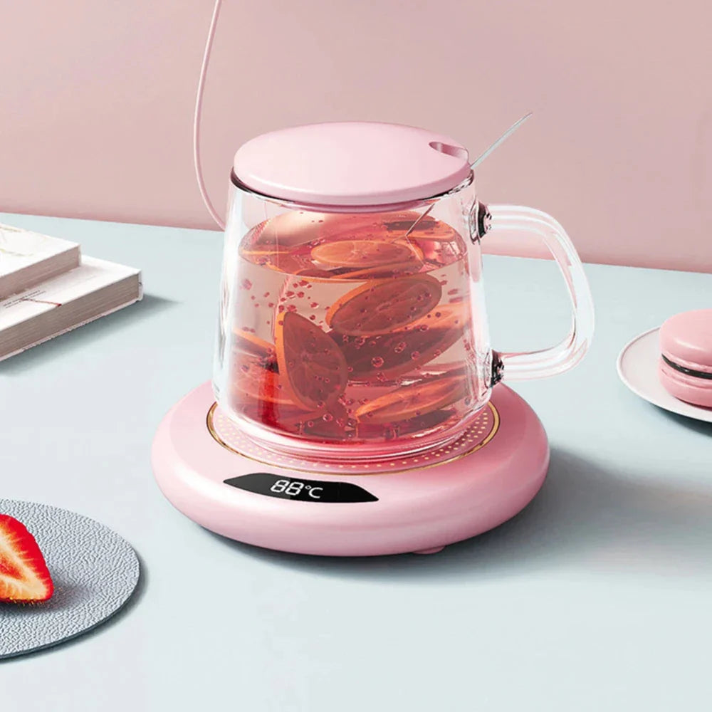 USB Coffee Mug Warmer with Digital Display