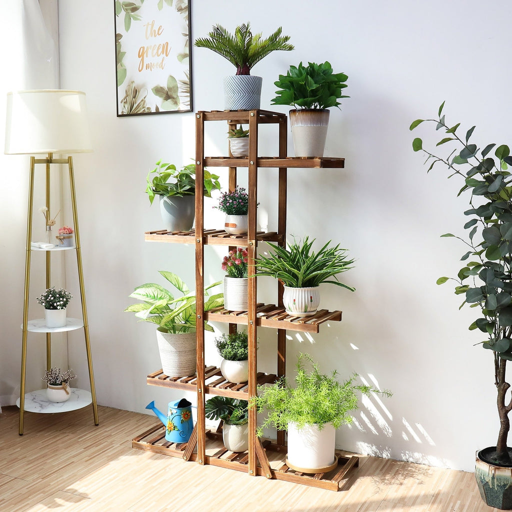 6-Tier Wooden Plant Stand