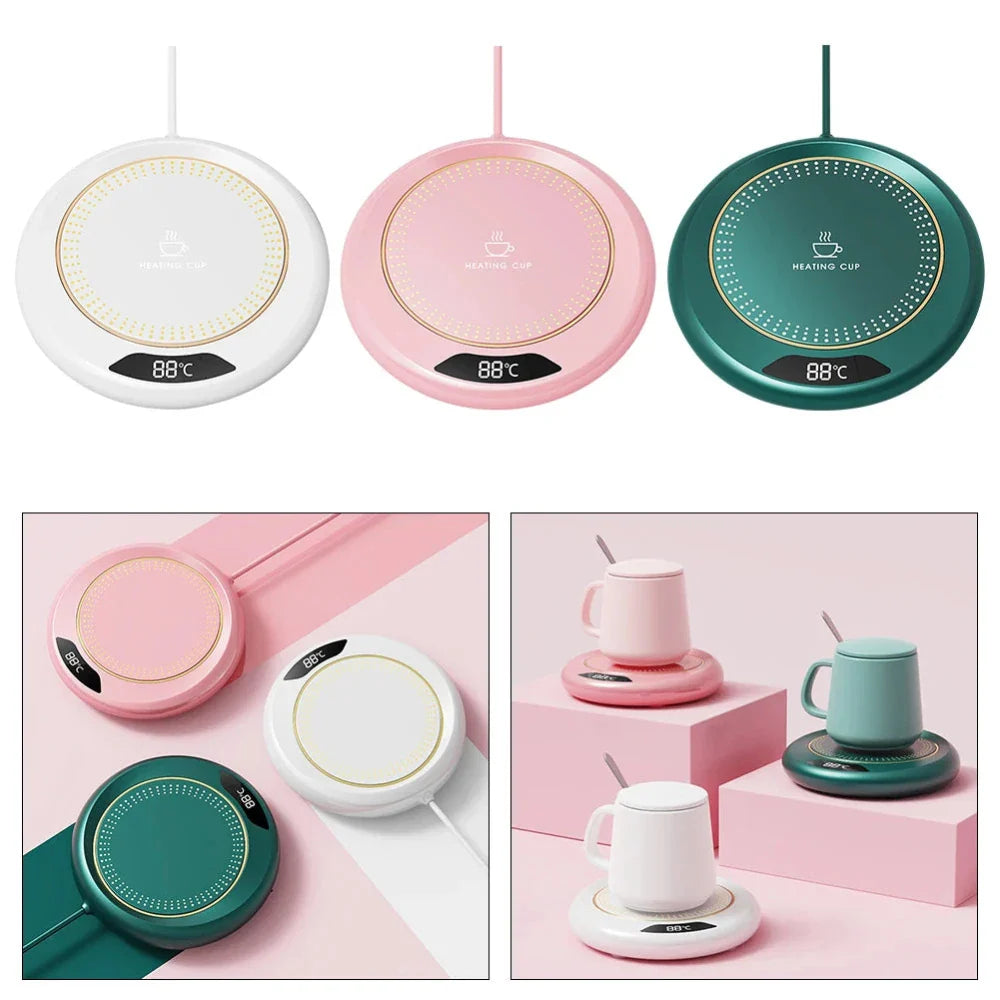 USB Coffee Mug Warmer with Digital Display