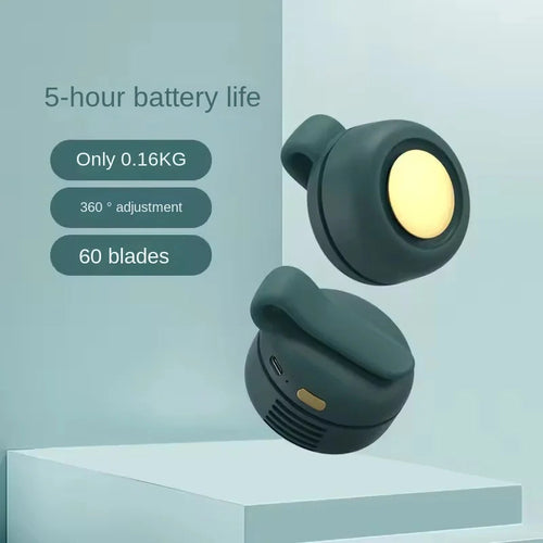 Mini Clip-On Fan — Rechargeable, 3 Speeds