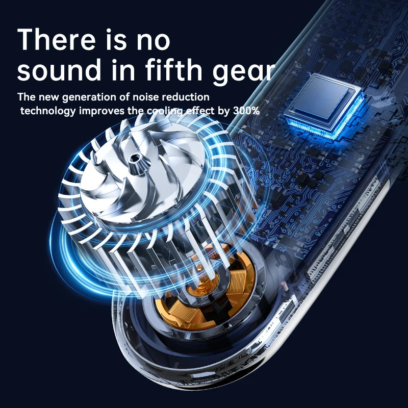 10000mAh Bladeless Neck Fan