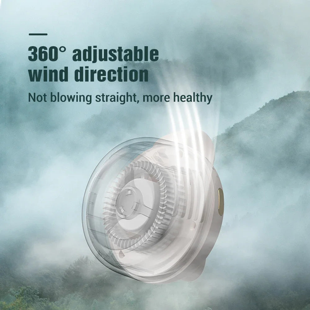 Mini Clip-On Fan — Rechargeable, 3 Speeds