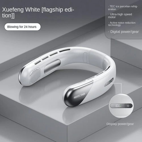 10000mAh Bladeless Neck Fan