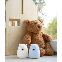 Mini Bear Night Lights Set - White & Arctic Blue
