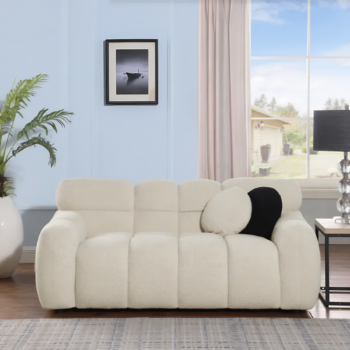 Bouclé Marshmallow Sofa — 3 Seater