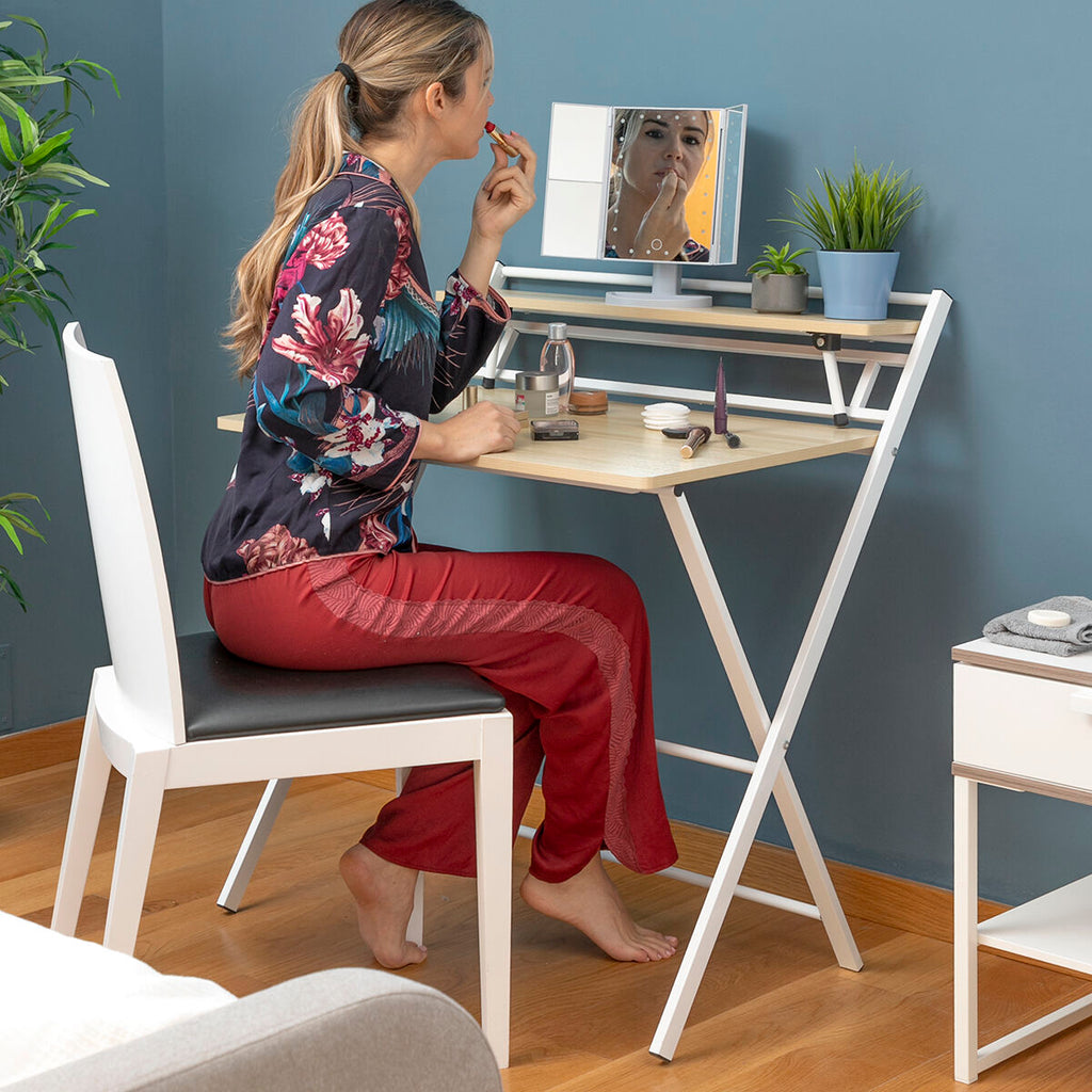 Folding Desk with Shelf