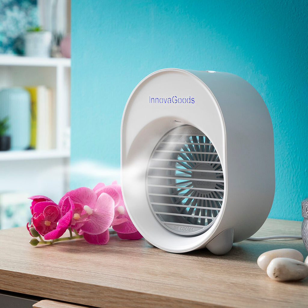 Mini Air Cooler & Humidifier with LED