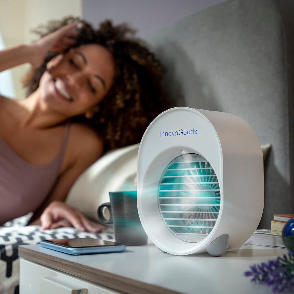 Mini Air Cooler & Humidifier with LED
