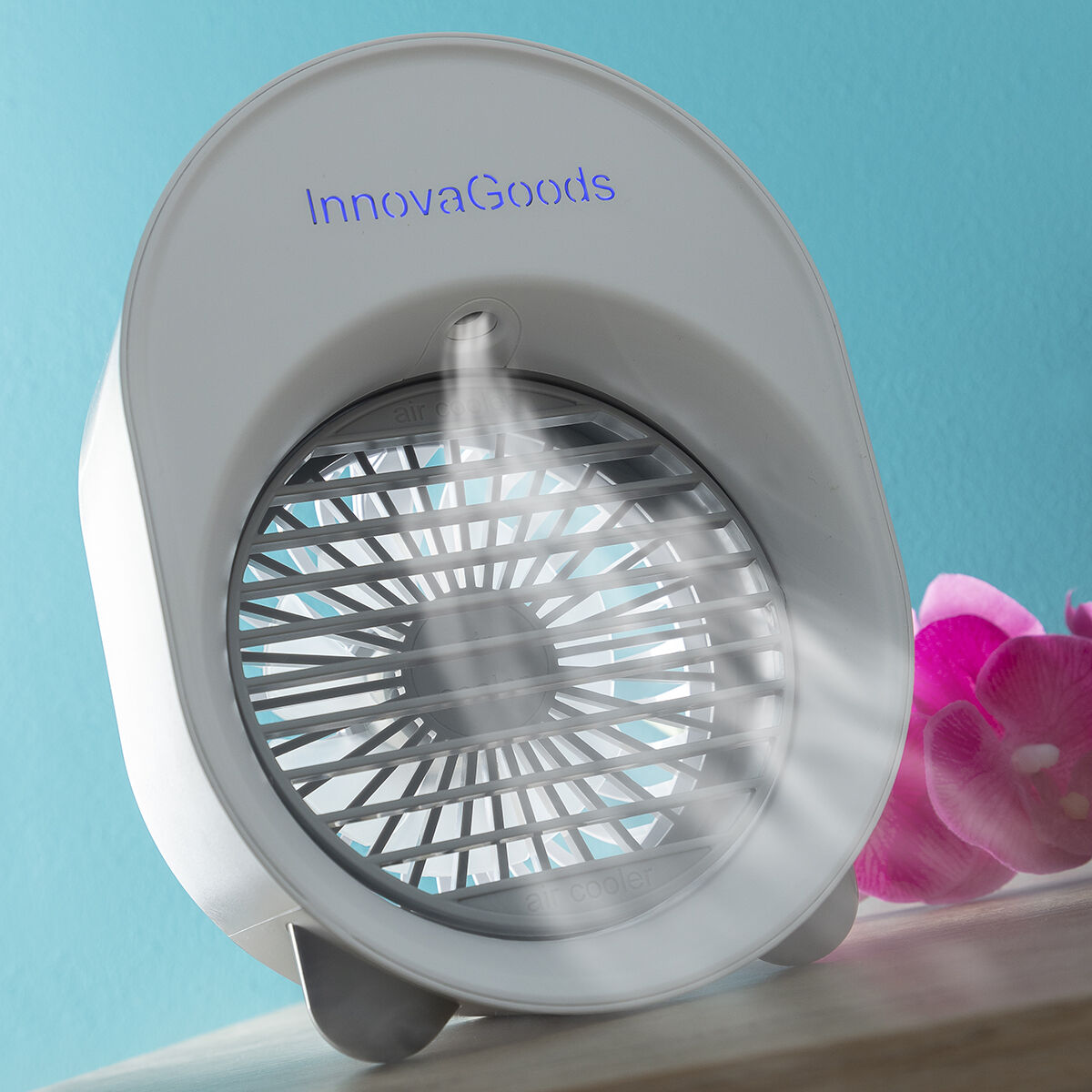 Mini Air Cooler & Humidifier with LED