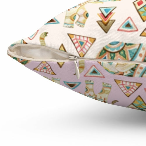 Rustic Elephant Cushion Two Color