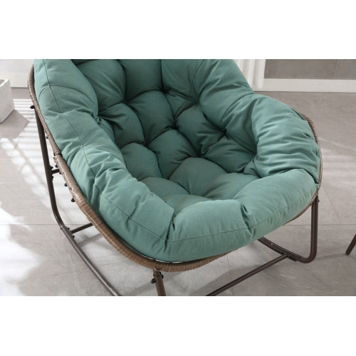 Comfortable Metal Rocking Chair - Indoor & Outdoor