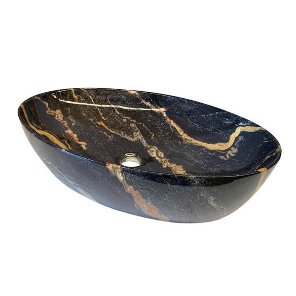 Oval Above-Counter Ceramic Basin — 615 × 420mm