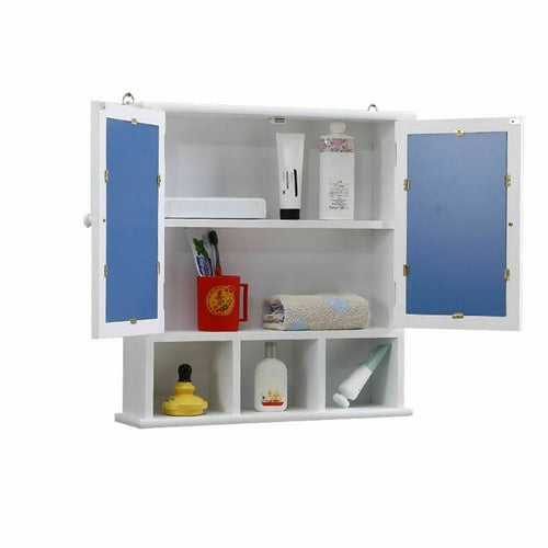 Tall Bathroom Storage Cabinet - White