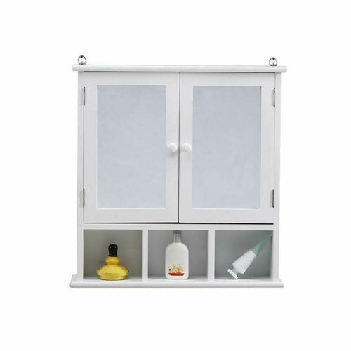 Tall Bathroom Storage Cabinet - White