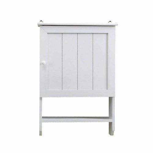 Tall Bathroom Storage Cabinet - White