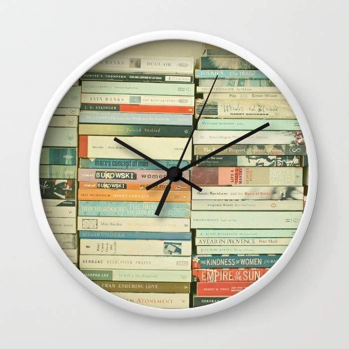 Bookworm Wall Clock