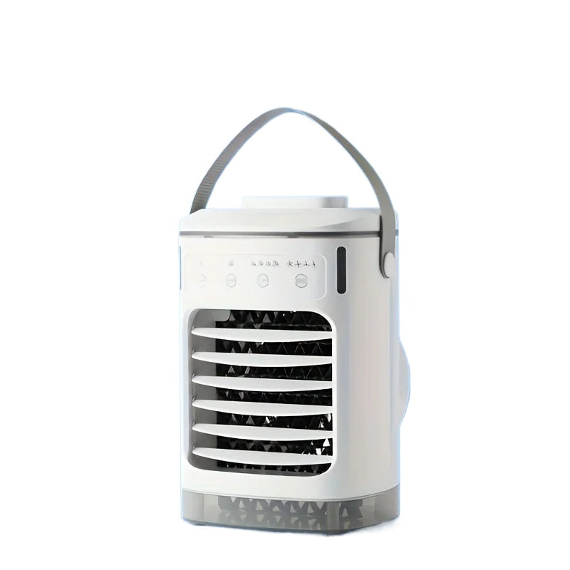 Portable Desktop Air Cooler with Mist Spray — 600ml, Rechargeable