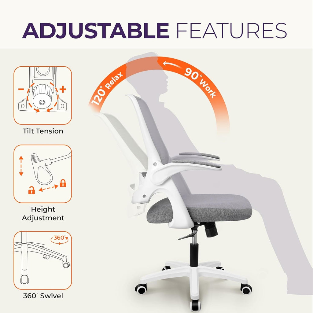 Ergonomic Desk Chair with Lumbar Support