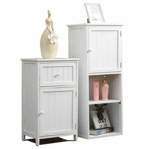 Tall Bathroom Storage Cabinet - White