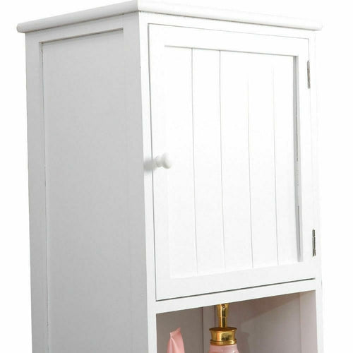 Tall Bathroom Storage Cabinet - White