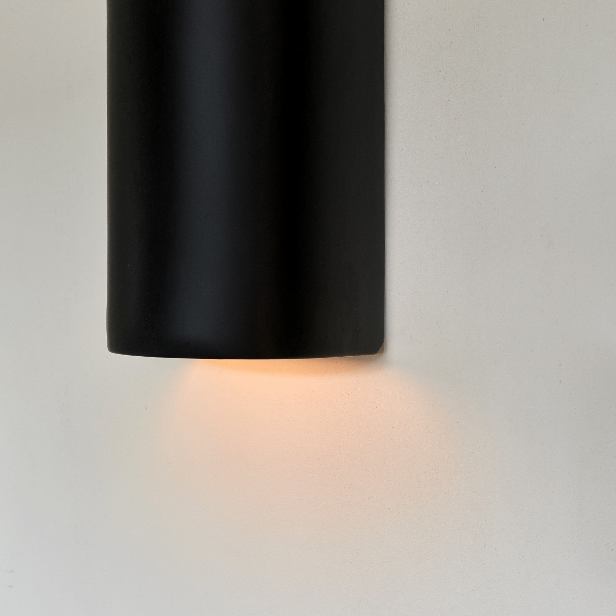Ceramic wall light CURVE - Black