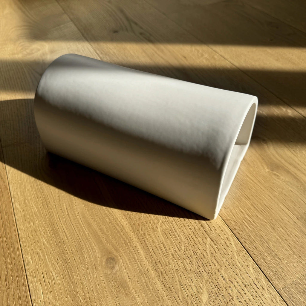 Ceramic wall light CURVE - Off White