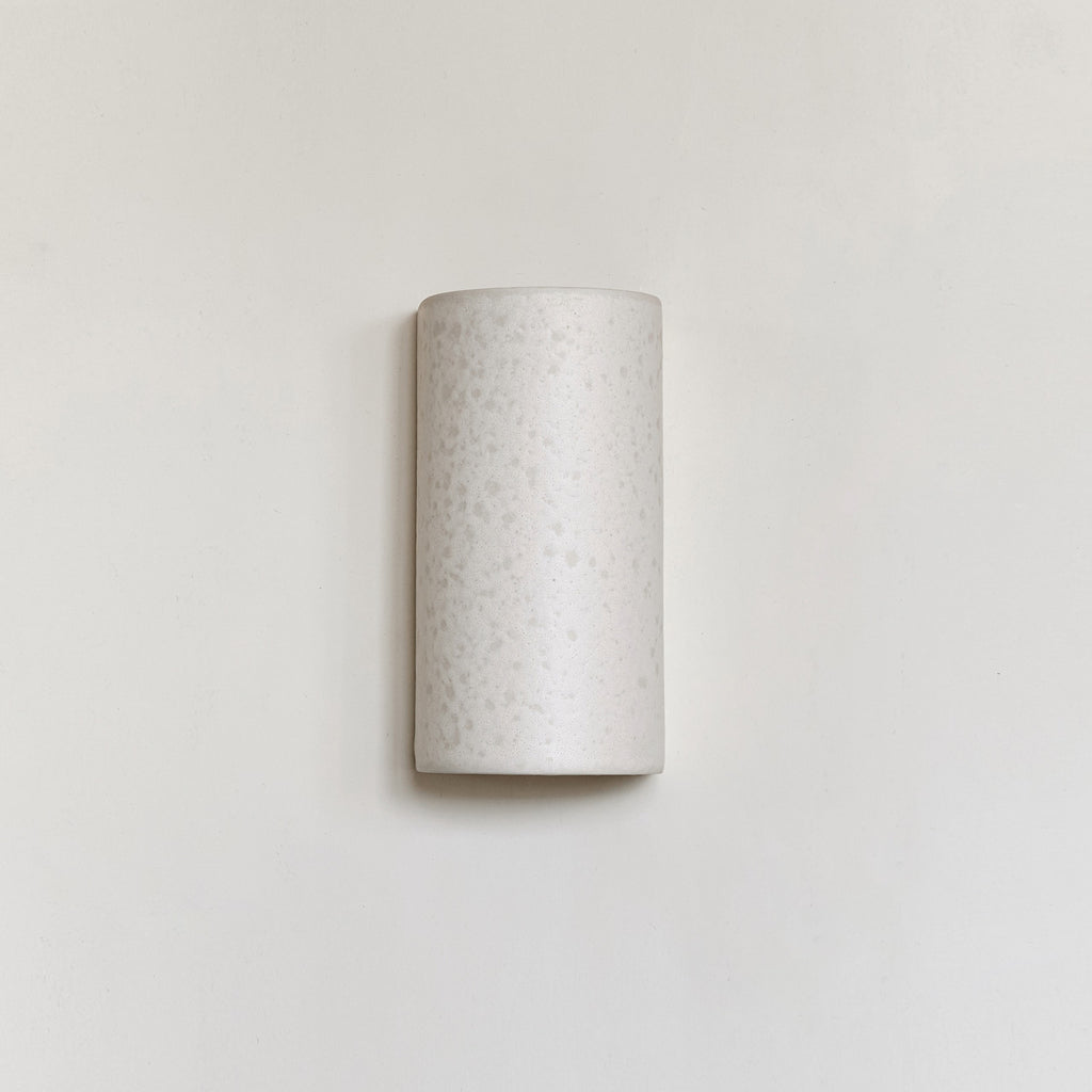 Ceramic wall light CURVE - Raw White