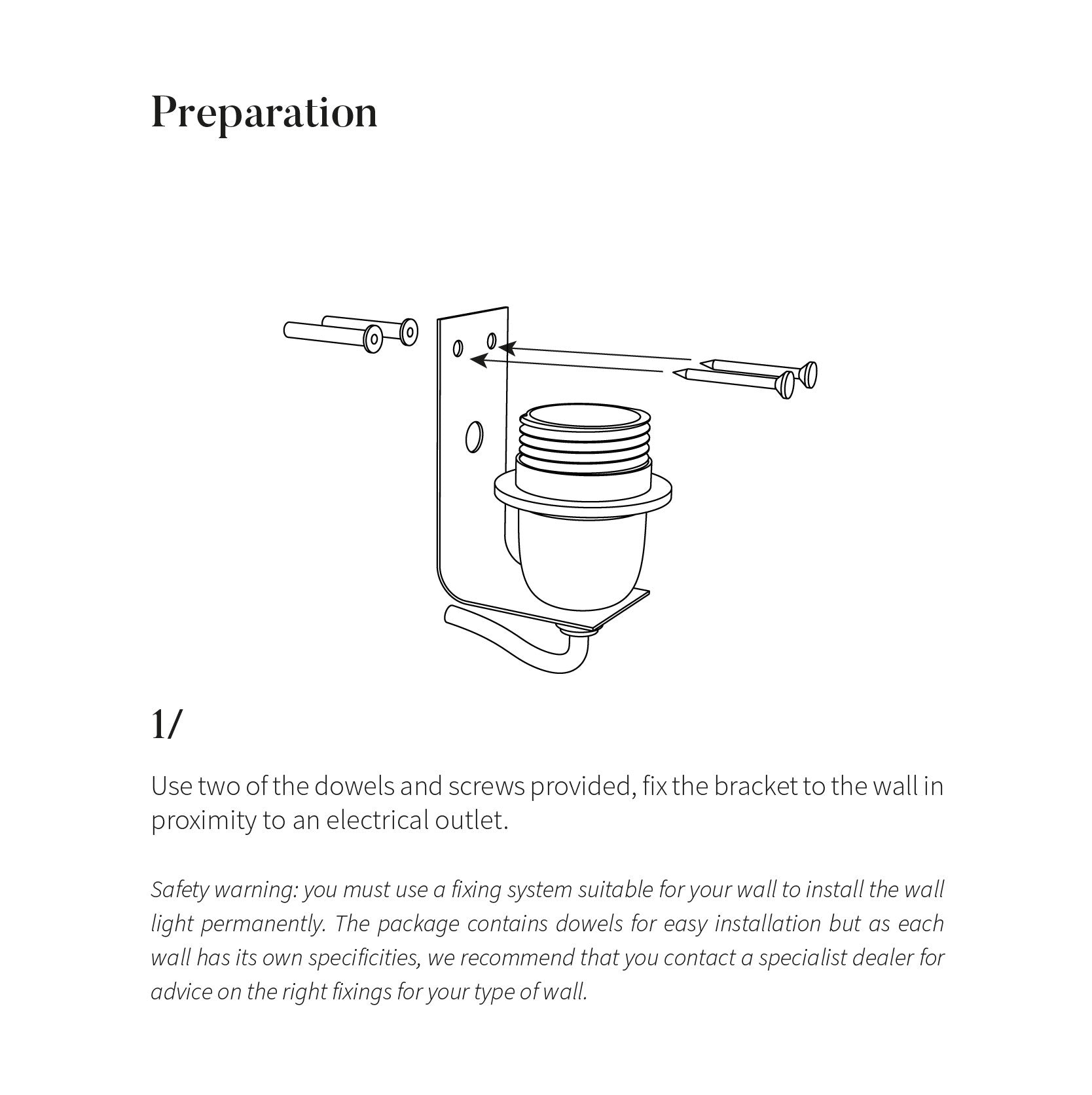 Ceramic wall light CURVE - Raw White