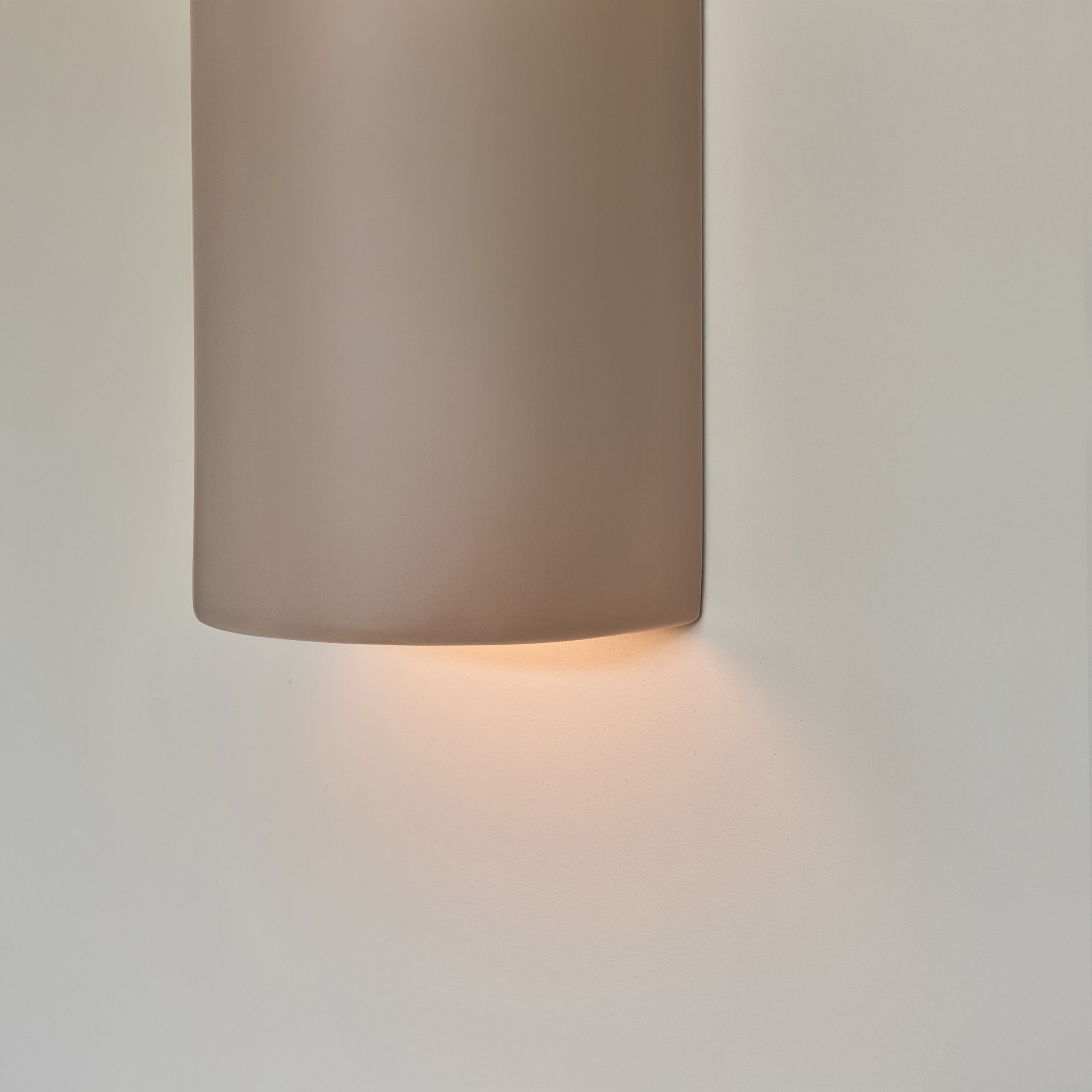 Ceramic wall light CURVE - Taupe