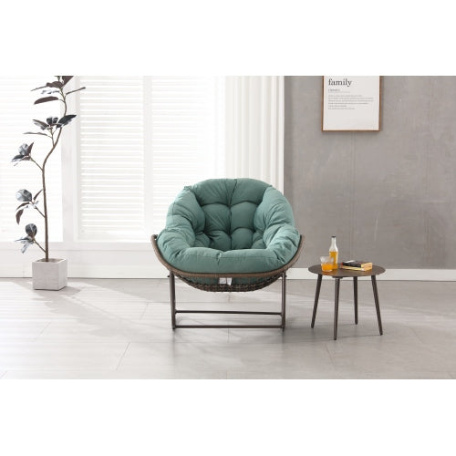 Comfortable Metal Rocking Chair - Indoor & Outdoor
