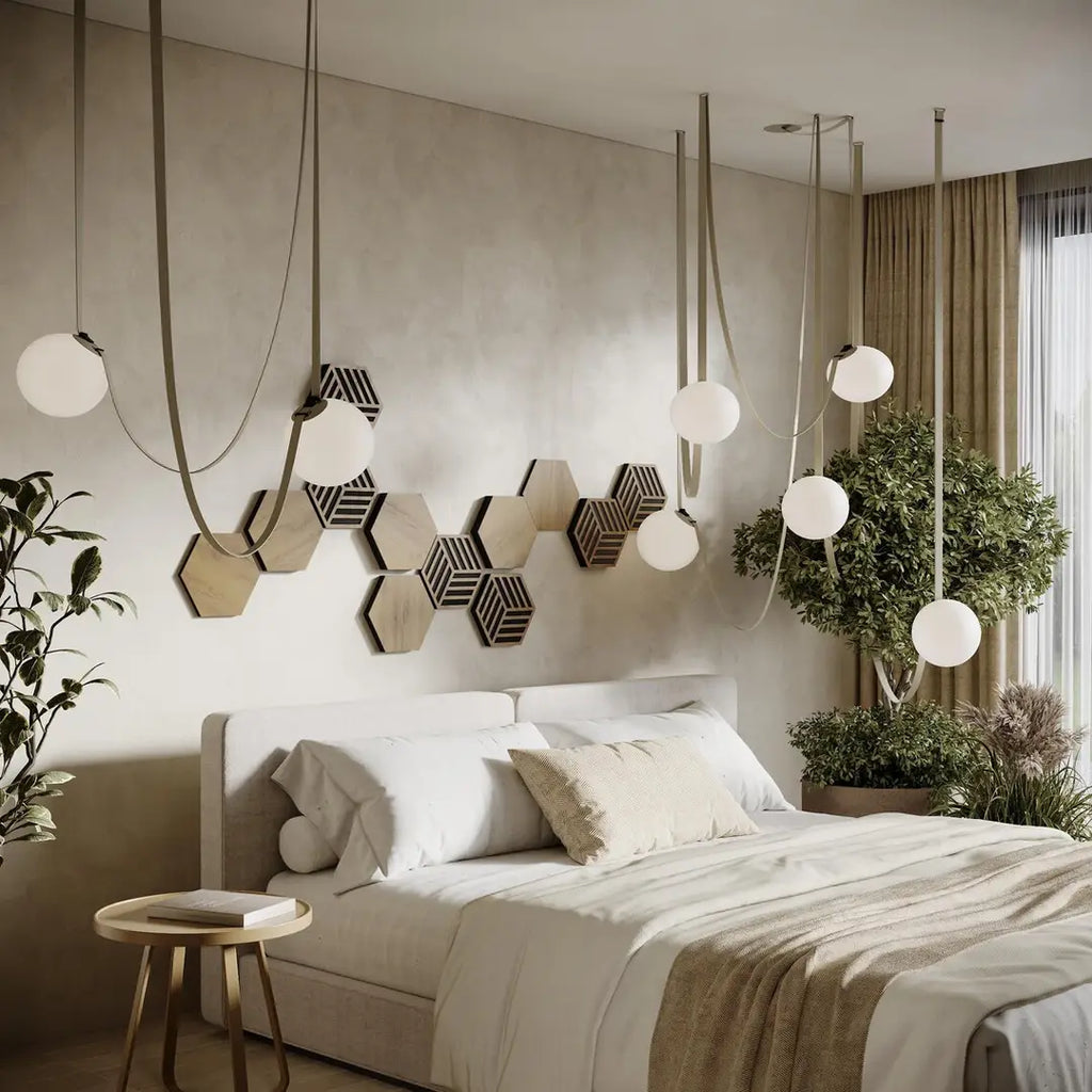 Acoustic Hexagon Wood Wall Panels — 3D Sound-Absorbing Decor
