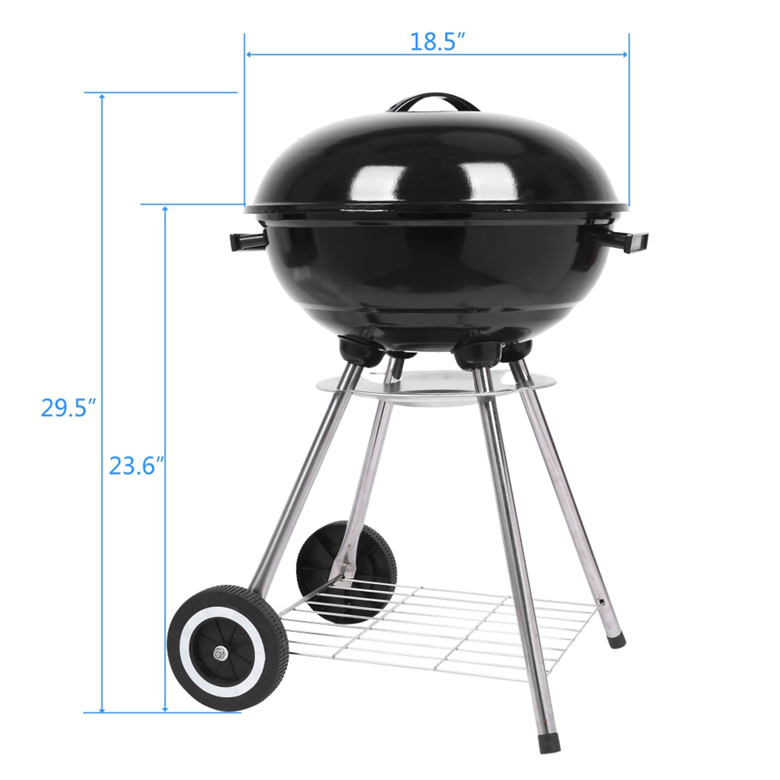 18" Charcoal BBQ Grill — Outdoor Kettle