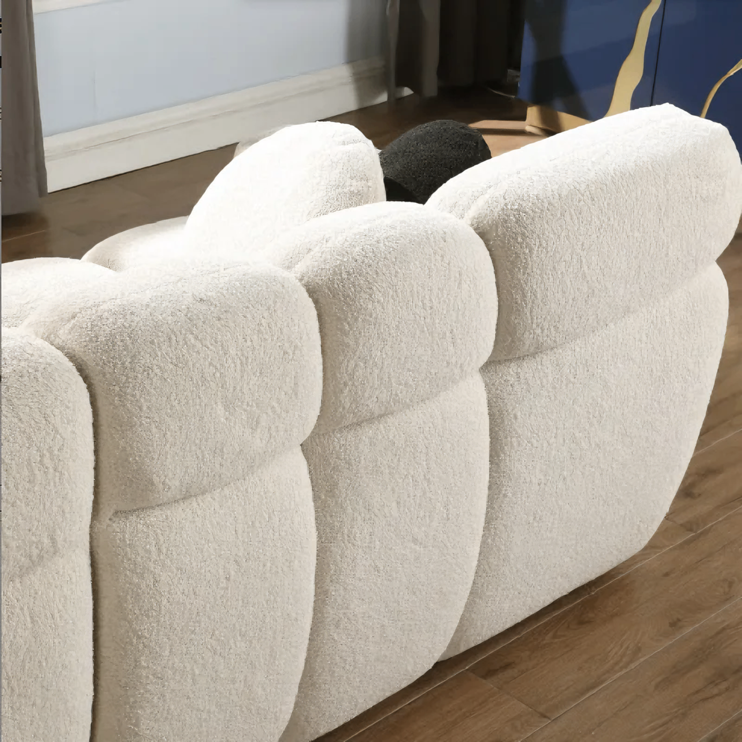 Bouclé Marshmallow Sofa — 3 Seater