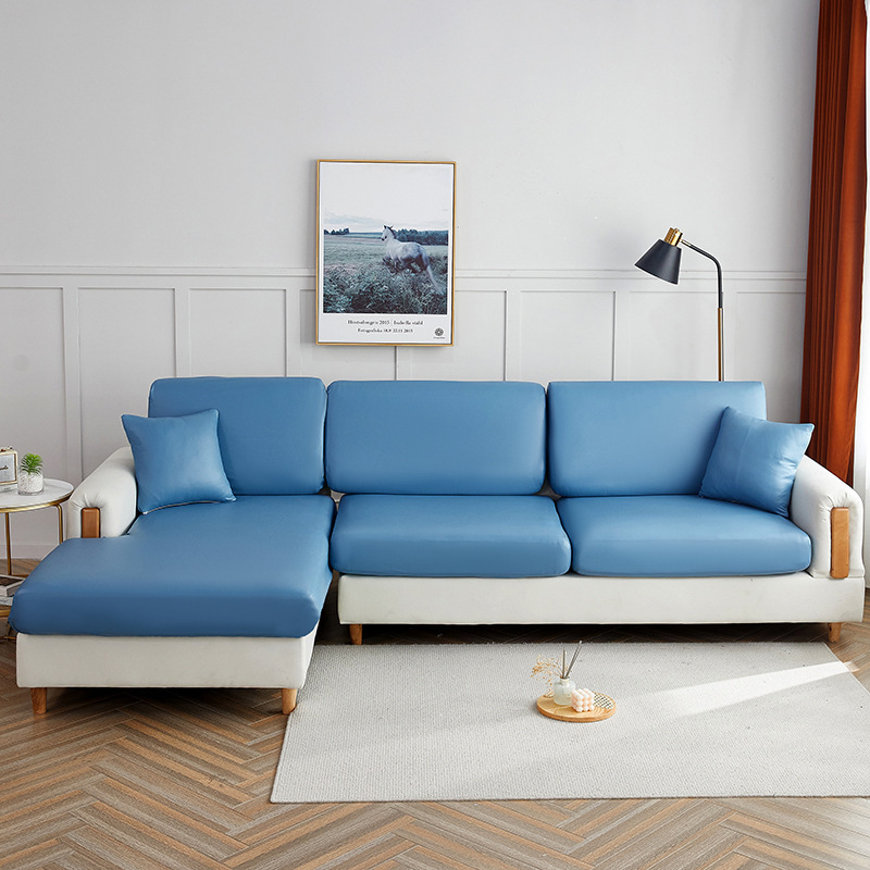 Elastic Waterproof Leather-Style Sofa Slipcover
