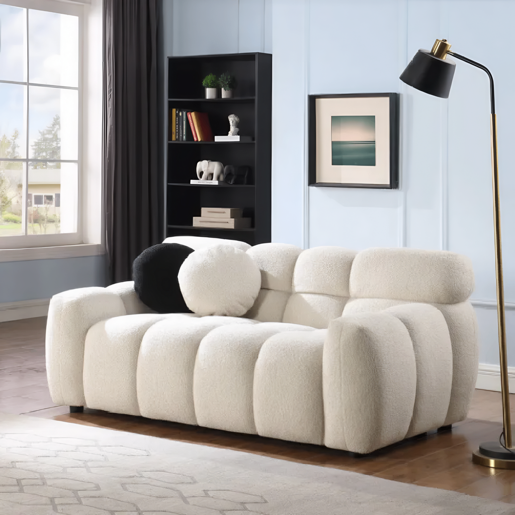 Bouclé Marshmallow Sofa — 3 Seater