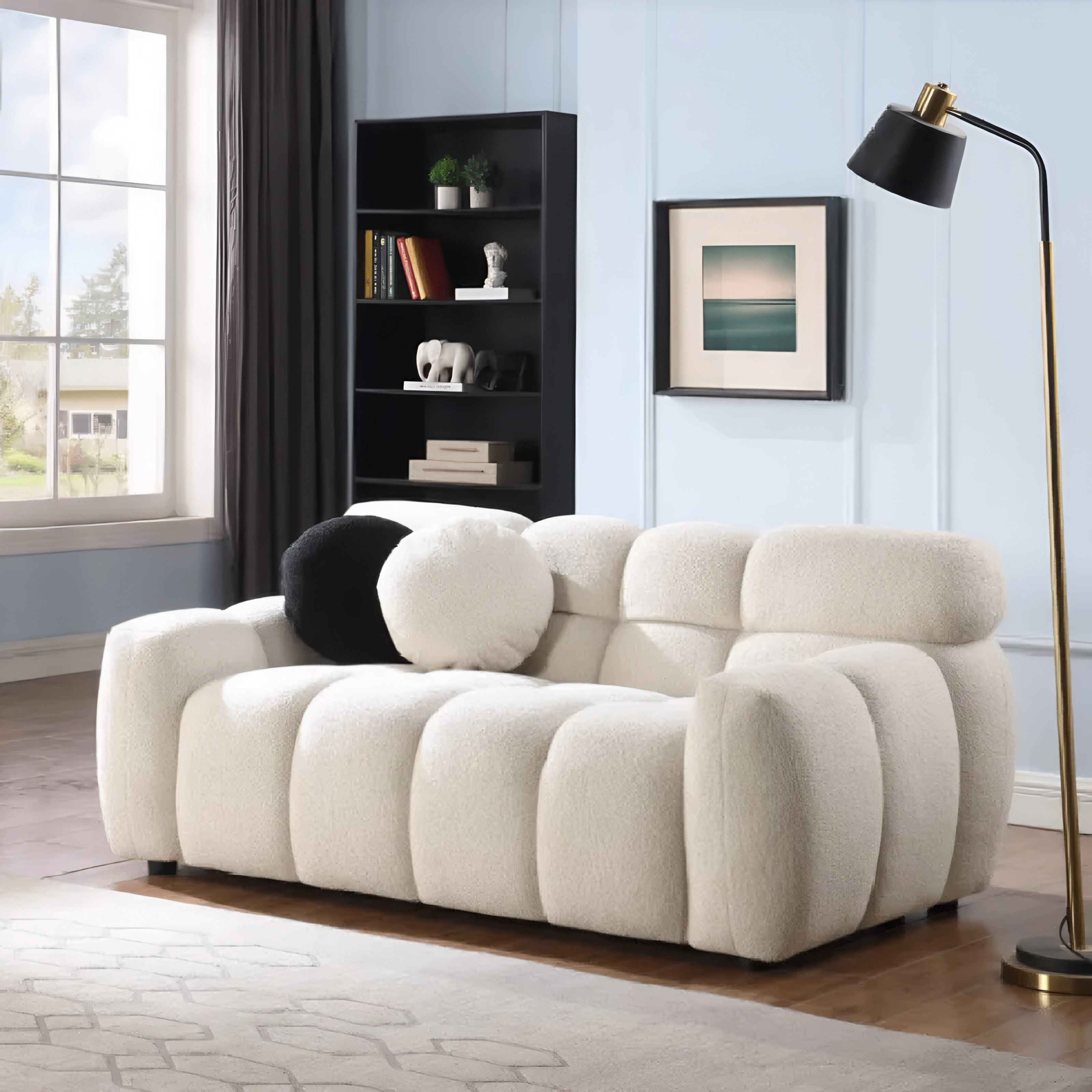 Bouclé Marshmallow Sofa — 3 Seater