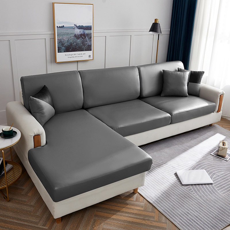 Elastic Waterproof Leather-Style Sofa Slipcover