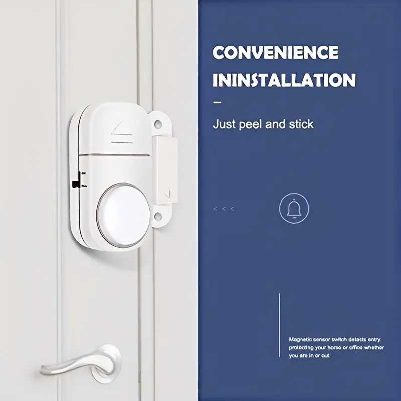 Door & Window Burglar Alarm Sensor — 1 or 2 Pack