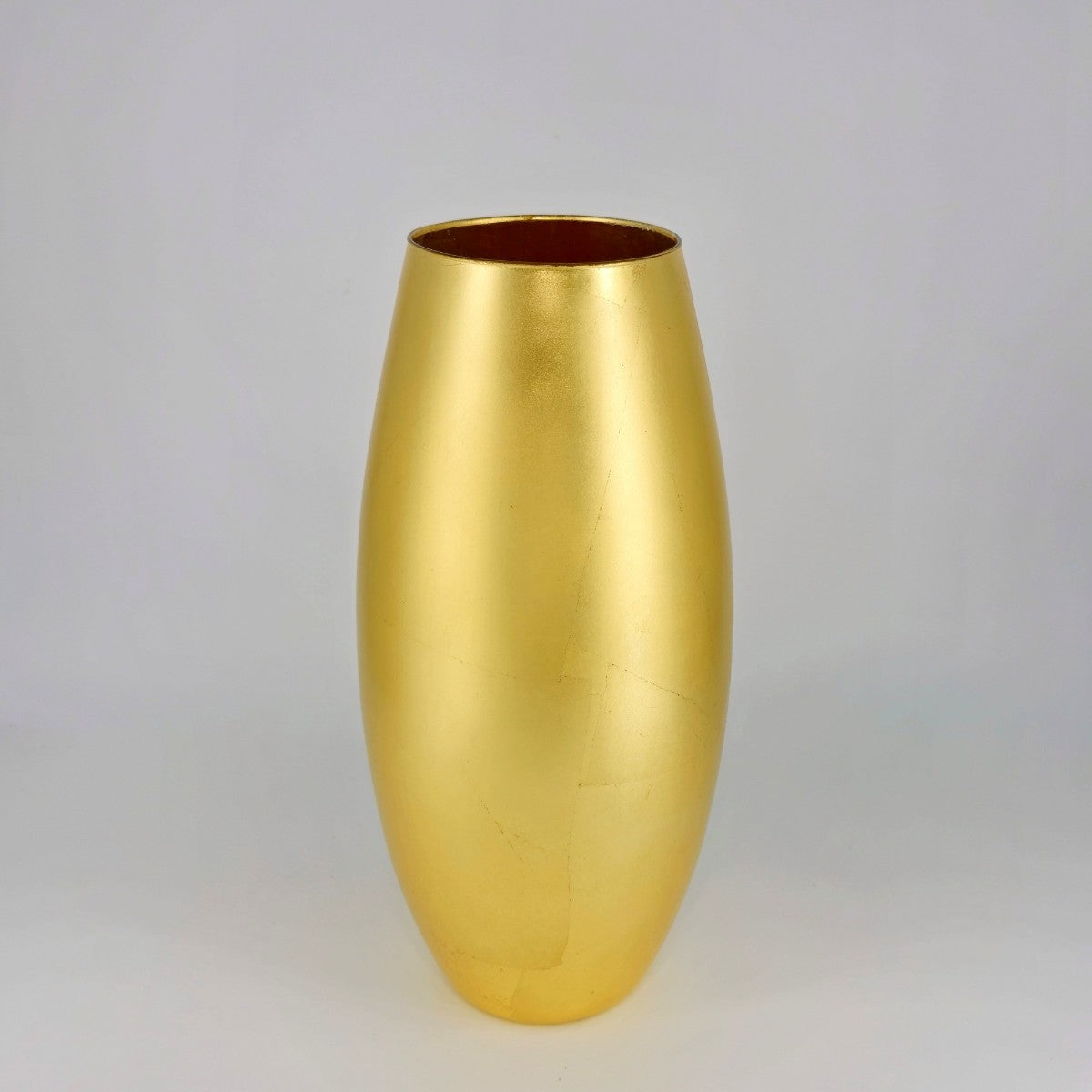Amaryllis Gold Gilded Glass Bullet Vase
