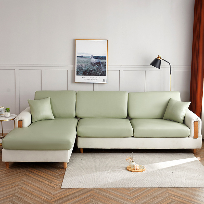 Elastic Waterproof Leather-Style Sofa Slipcover
