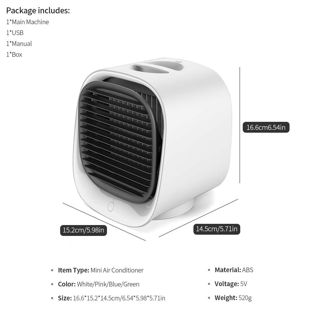 Mini USB Desktop Air Cooler