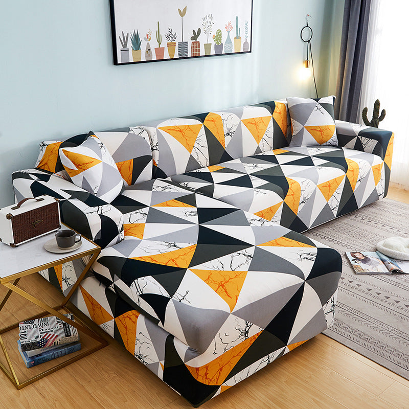 Modern Graphic Stretch Sofa Cover