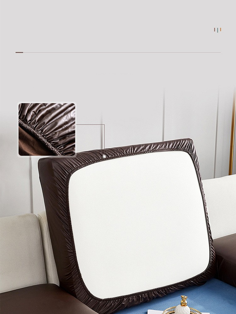 Elastic Waterproof Leather-Style Sofa Slipcover