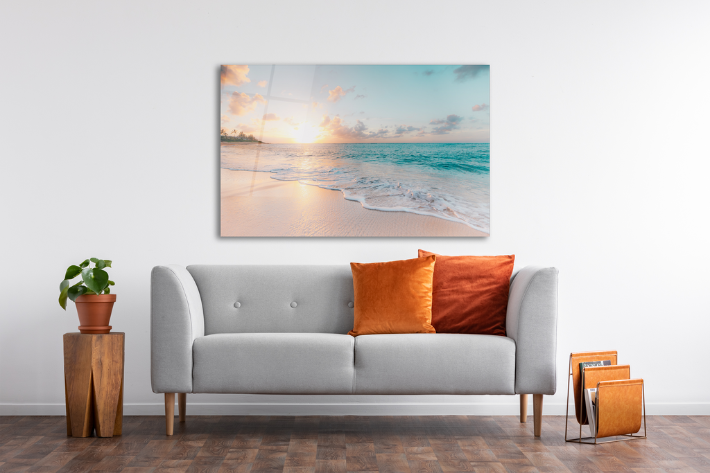 Tempered Glass Wall Art - Sea & Waves