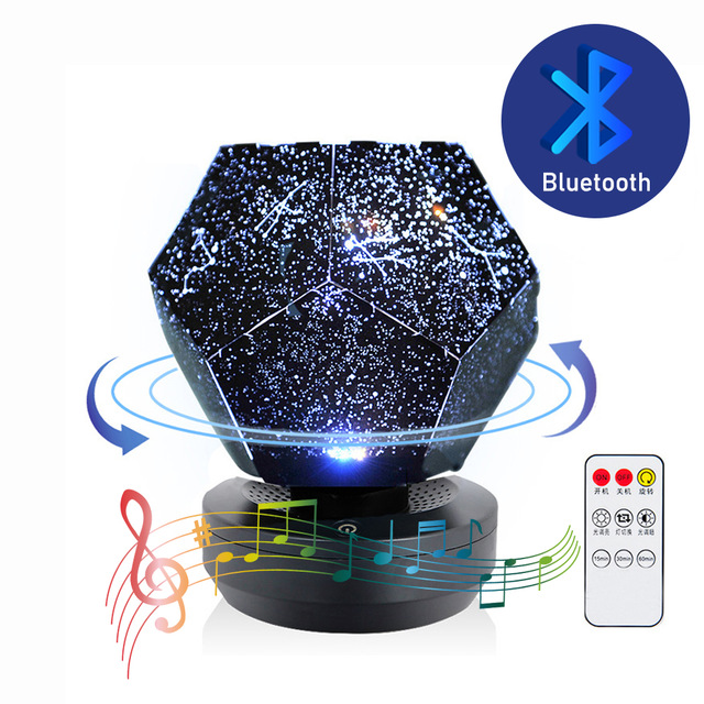 Stjernehimmelprojektor Stjernelysprojektor Stjernestrålende LED-galaxlampe