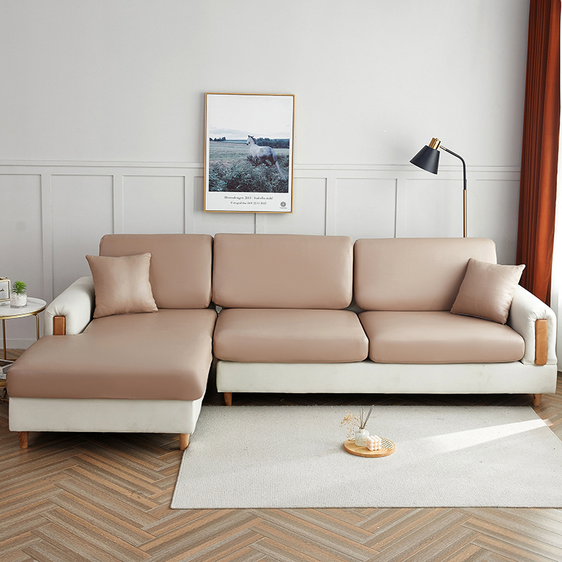 Elastic Waterproof Leather-Style Sofa Slipcover