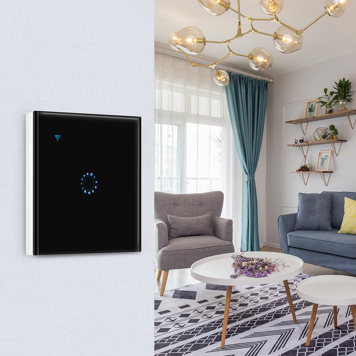 Smart WiFi Touch Switch – EU Standard